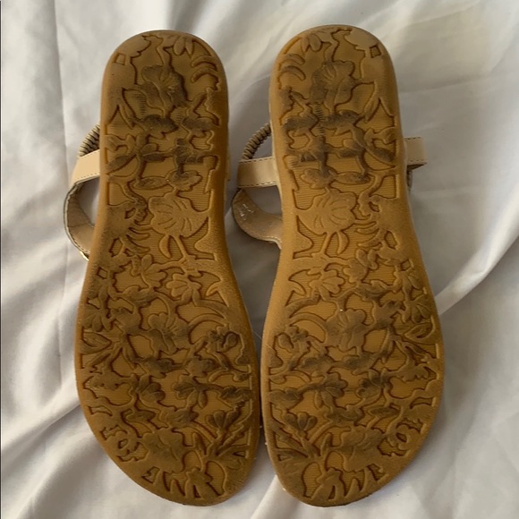 Tan sandals with rhinestones - Picture 5 of 6